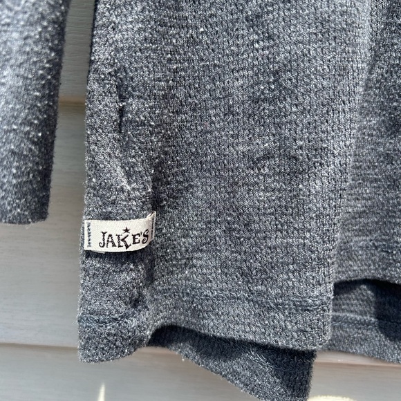 Women’s “Jake’s” long sleeved shirt. Gray with floral design. Size XL. - Picture 6 of 7